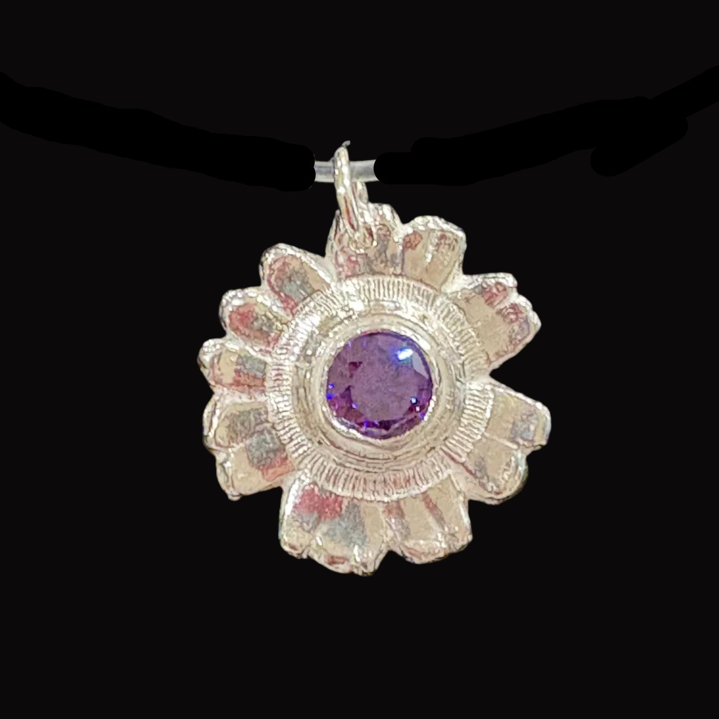 Hawk's Violet Pendant