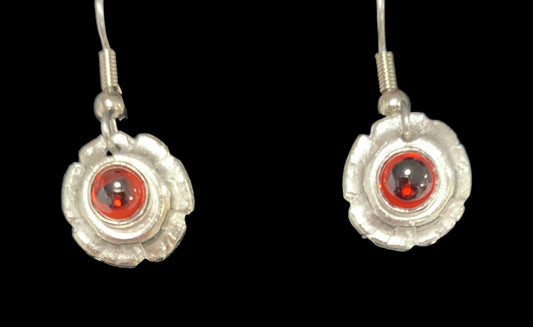 Garnet Girl Dangle