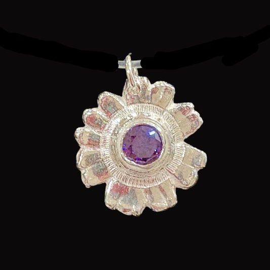Hawk's Violet Pendant