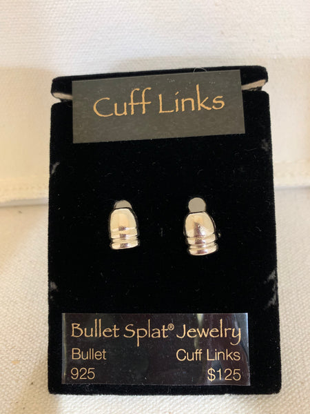 Silver Bullet Cuff Links